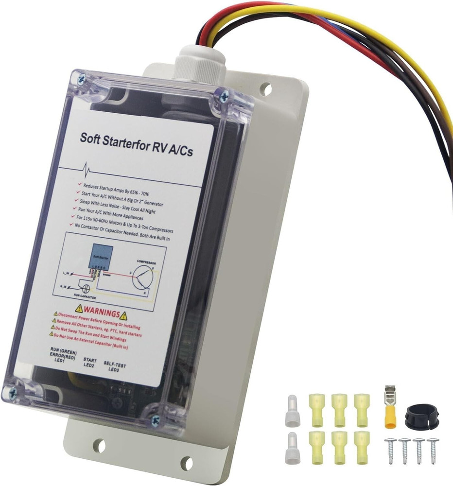 Soft Start for RV Air Conditioner RV AC Soft Start Kit,Easy Start for RV AC