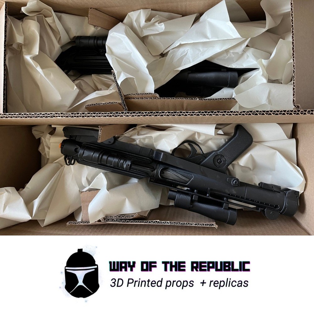 E11 replica blaster Stormtrooper blaster Star Wars, 18”, Assembled￼