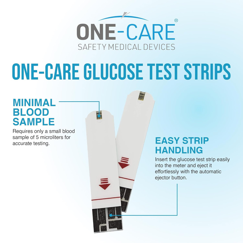 ONE-CARE Blood Glucose Test Strips (Test Strips (50 Pack))
