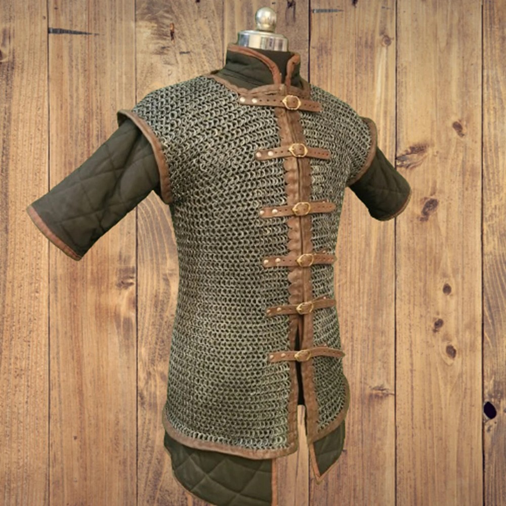 Chainmail Sleeveless Shirt 9mm Flat Riveted And Washer