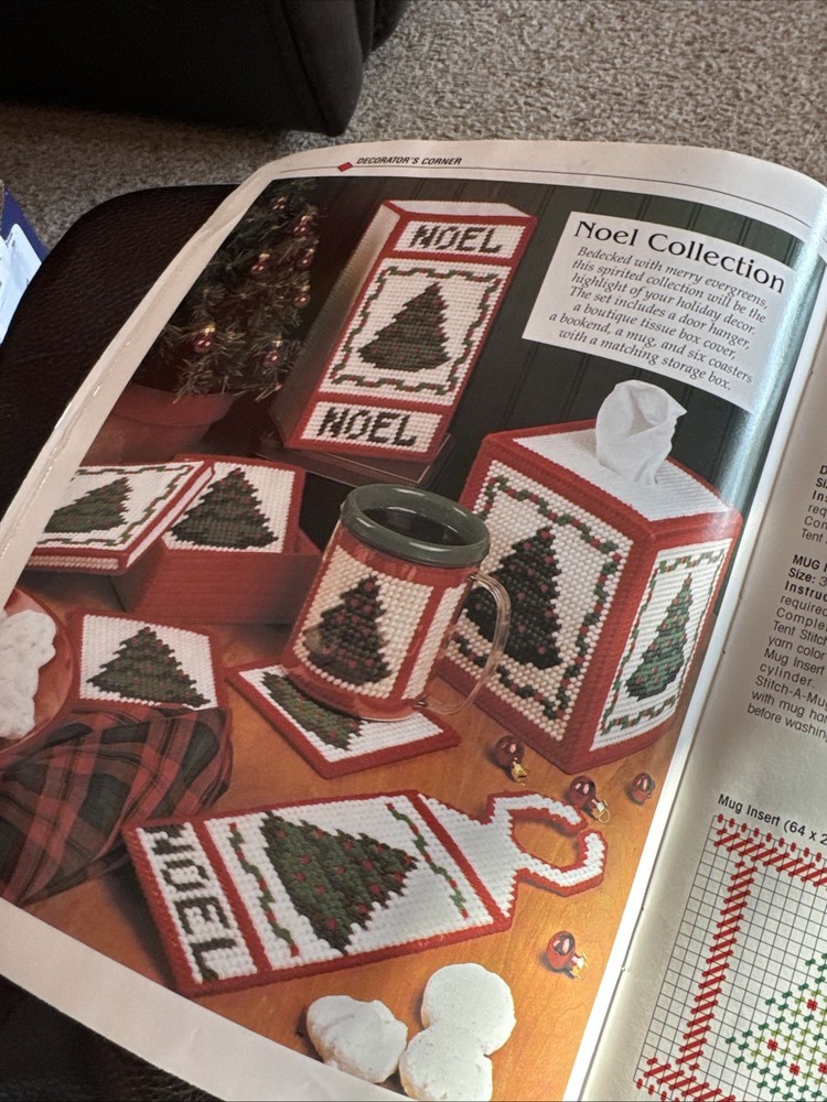 The Three Wise Men Nativity Christmas Plastic Canvas Pattern 24 Projects *AV