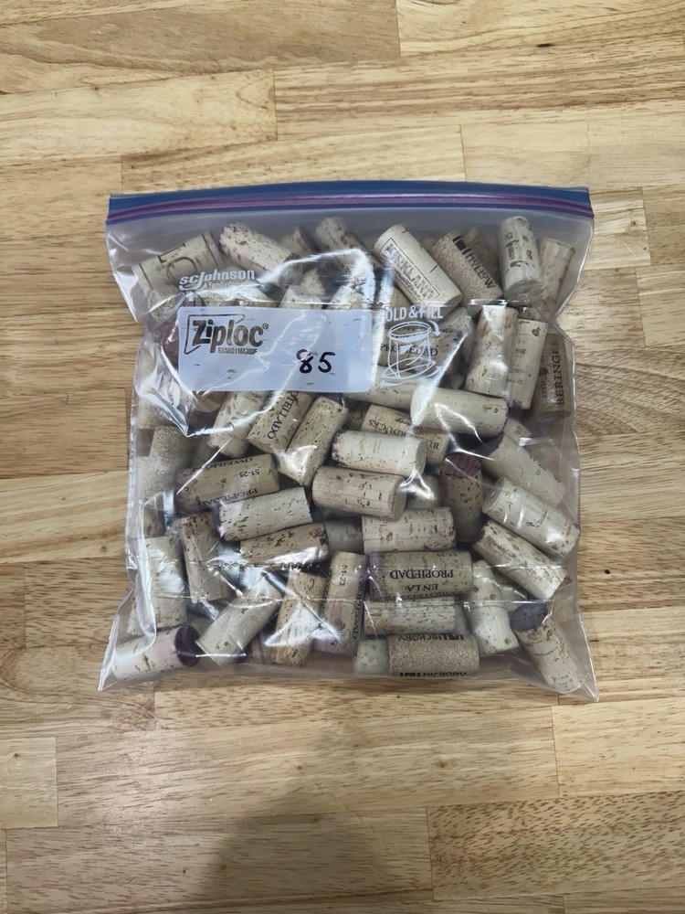 Natural Corks - Mixed 85 Count - Used Wine Bottle Corks