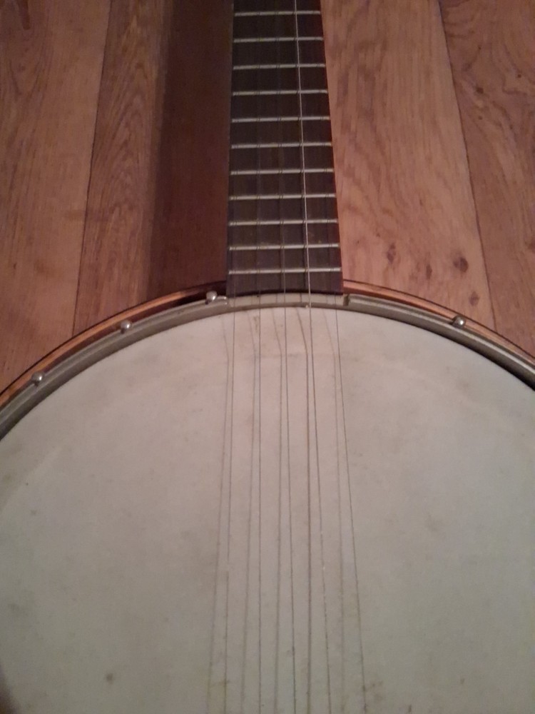 Cool Vintage Eagle 5 String Resonator Banjo