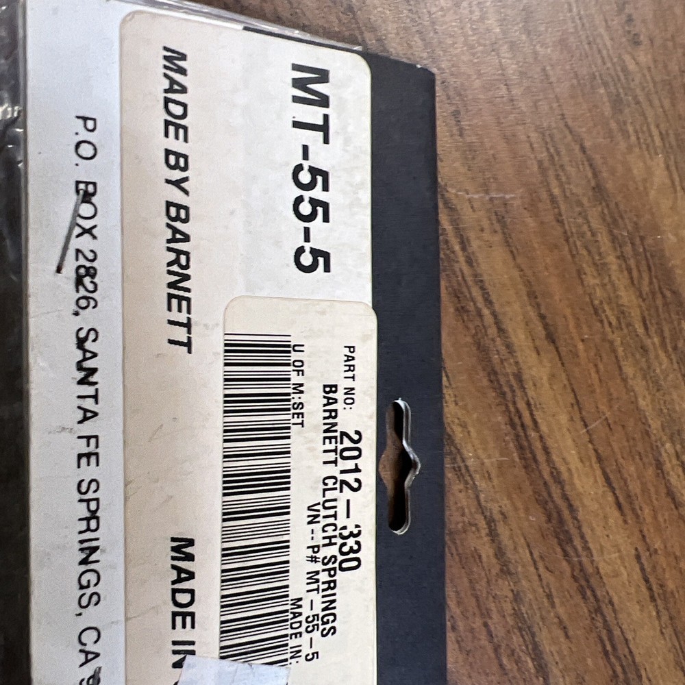 NOS Barnett Clutch Spring Set 2012-330 MT-55-5