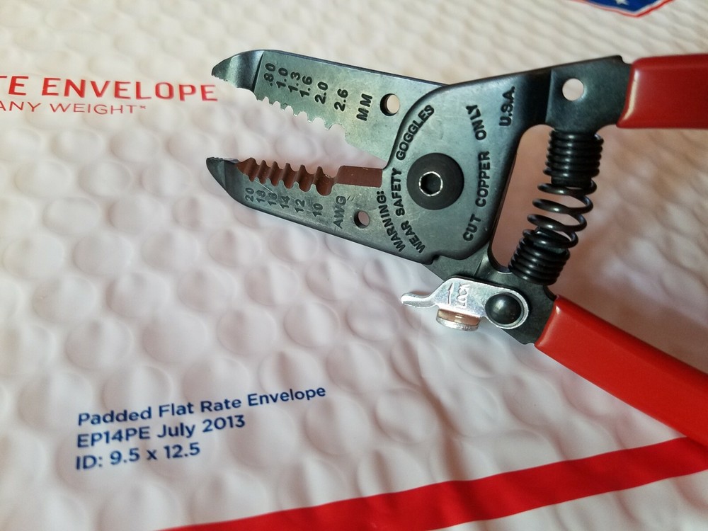 NEW Crescent WS15 6" Self-Opening Wire Strippers/Cutters
