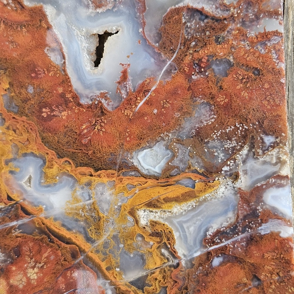 Moss Agate Oregon Lapidary Slab 73 Grams