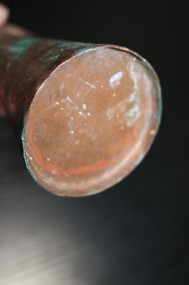 Small Vintage Hand Hammered Copper Pitcher 6"