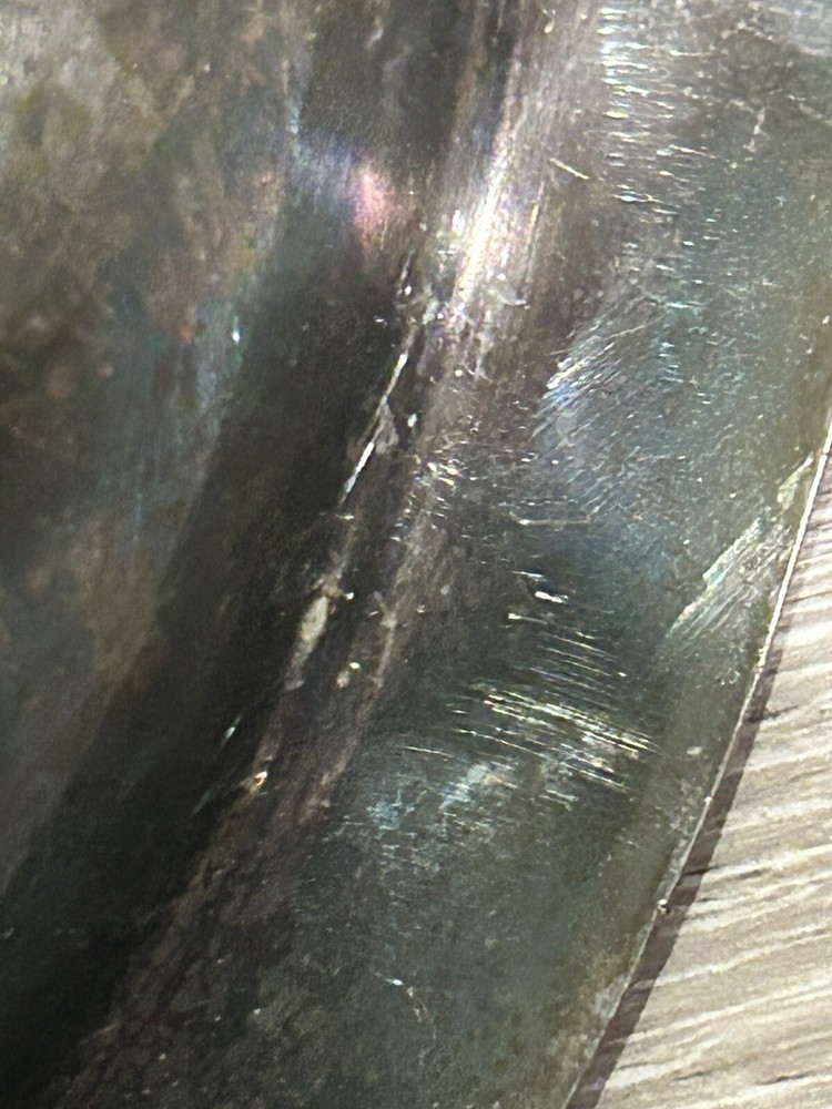 Vintage Gregorian Silver Tone Oval Bowl