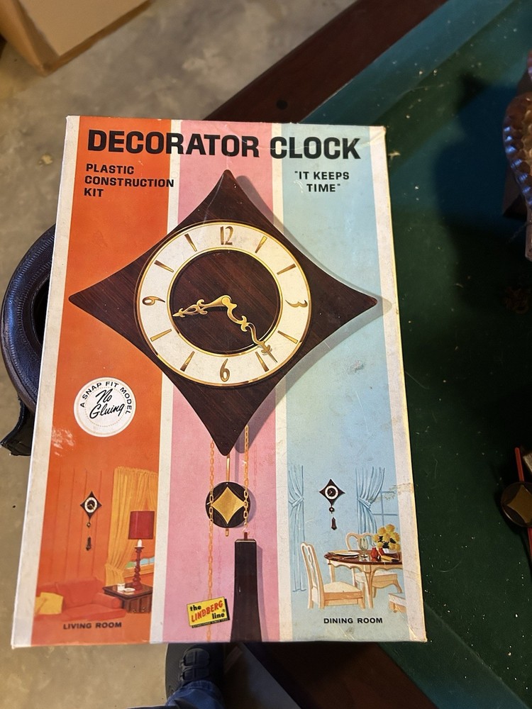 Vintage LINDBERG Clock Model Kit
