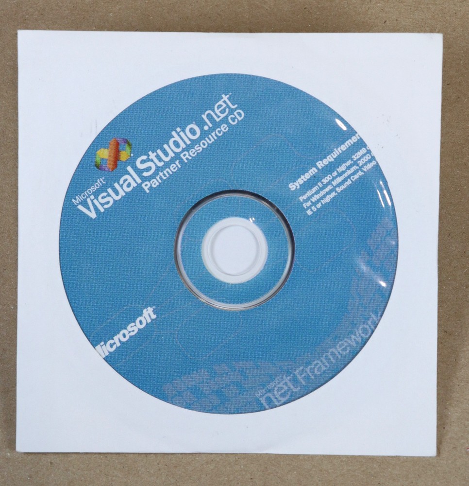 Microsoft Visual Studio.net Partner Resource CD Disc Only