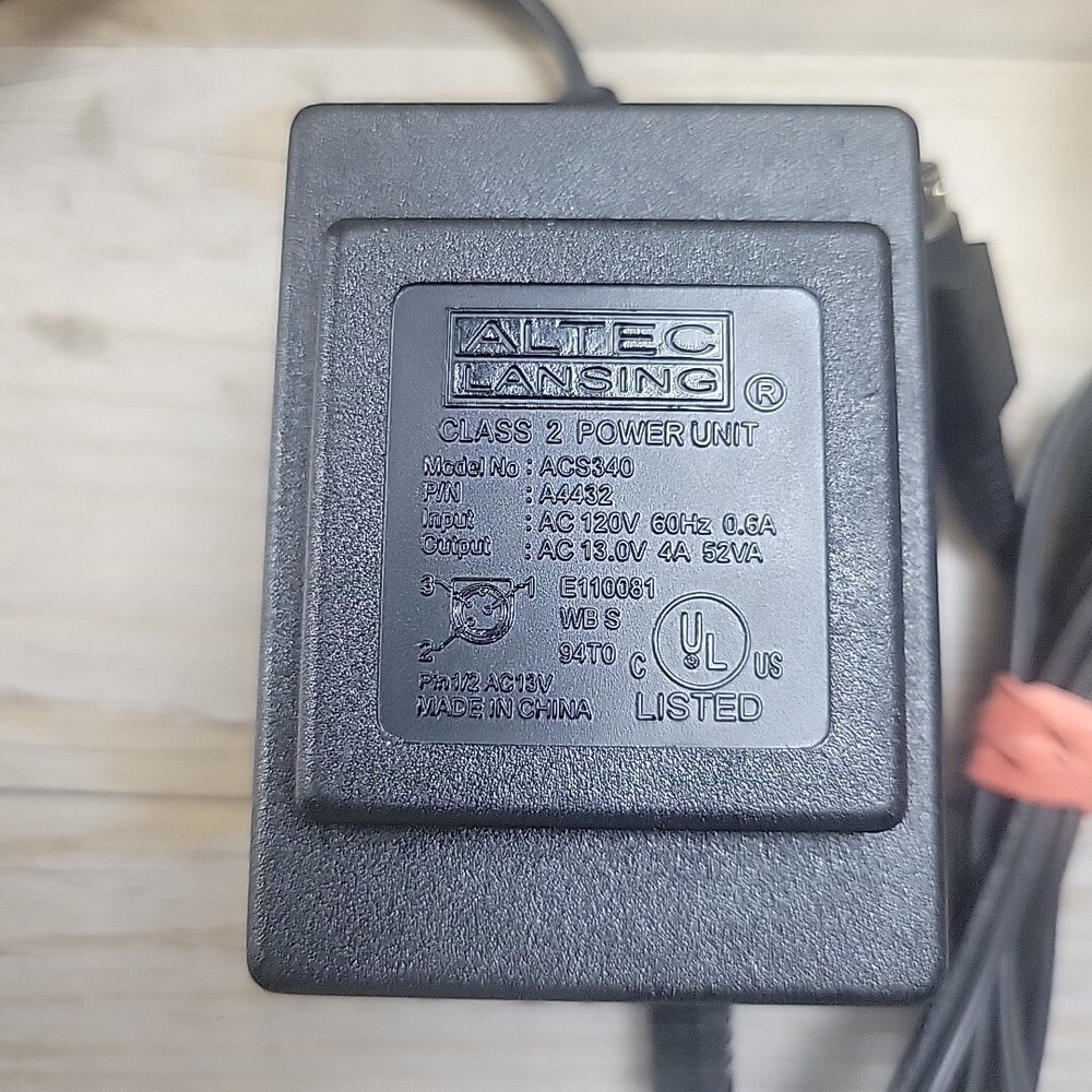 ALTEC LANSING/DELL ACS340 Multimedia Computer Speaker System With Powered Sub