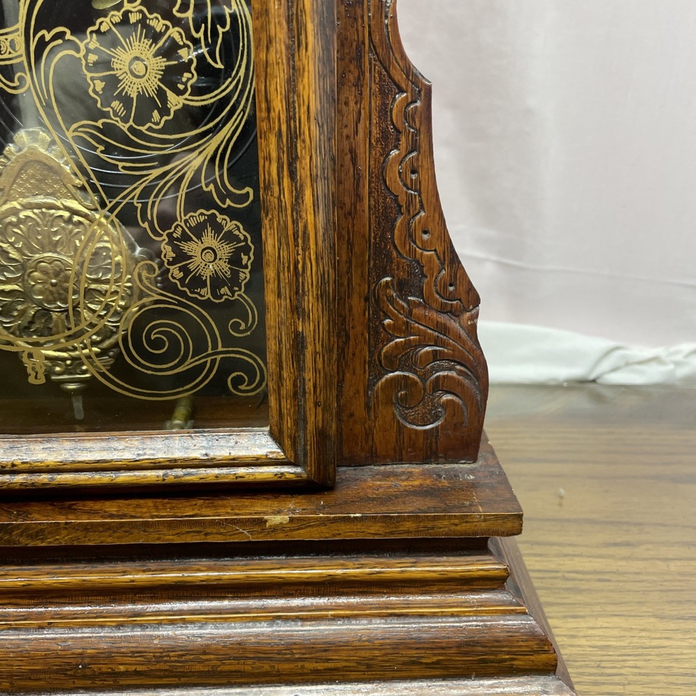 Gilbert Capitol No.43 Kitchen Gingerbread Parlor Mantel Clock W/Alarm Nice Clock