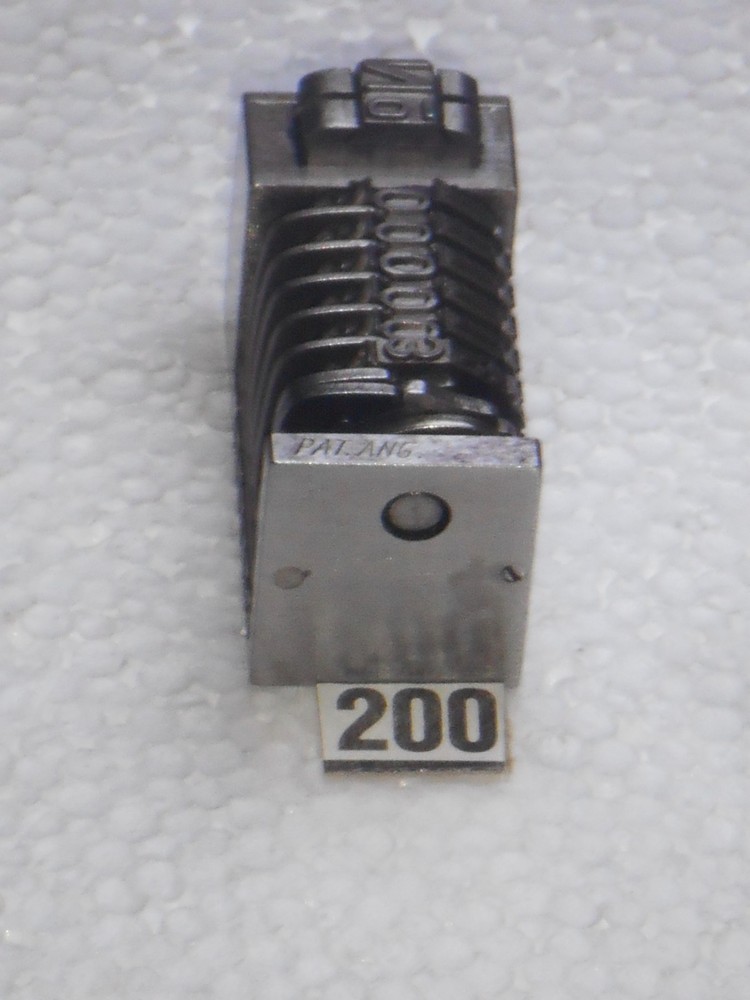 ATLANTIC | letterpress numbering machine |200