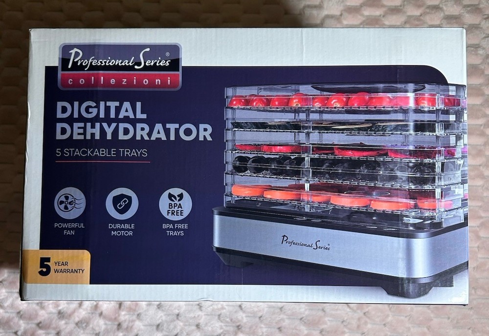 Professional SeriescollezioniDIGITALDEHYDRATOR5 STACKABLE TRAYS