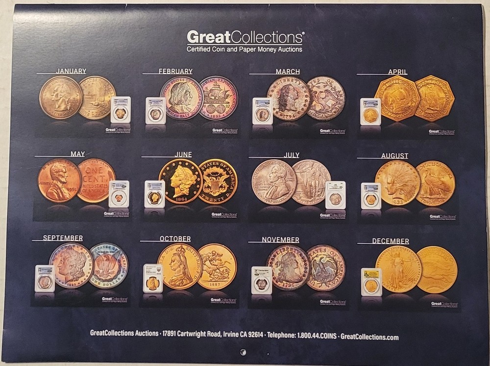 Great Collections 2024 Coin Calendar