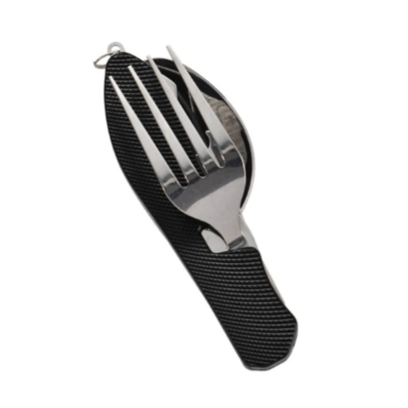 Camping Foldable Utensil Set - Multi-Functional Knife, Fork, Spoon Combo