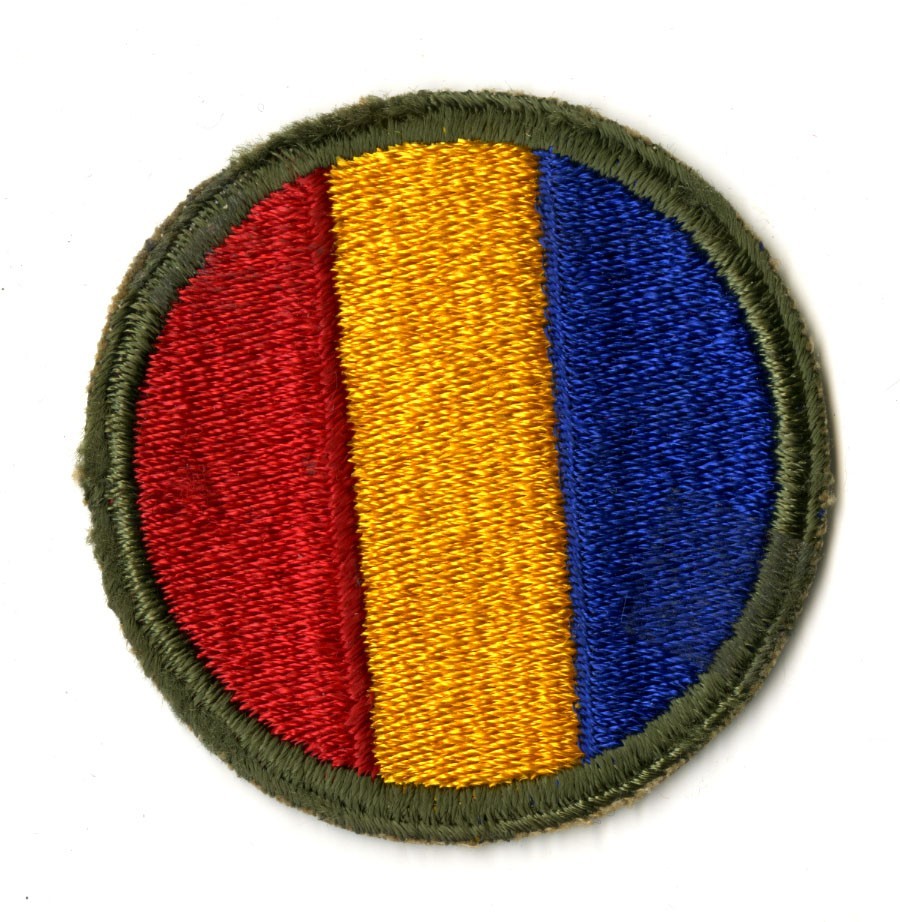 Replacement and Schools Command White Back Patch WWII Original