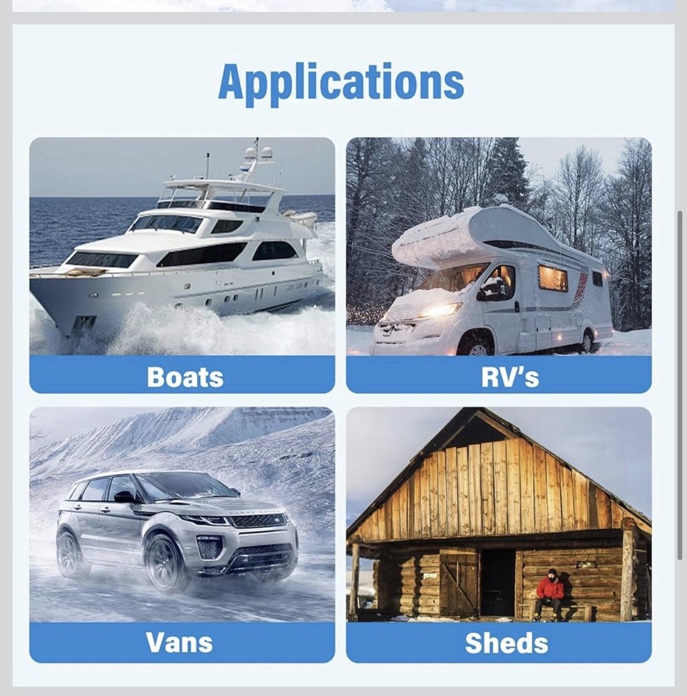 Binmaton Heater for Boats with Automatic Thermostat Self-Regulating Technology