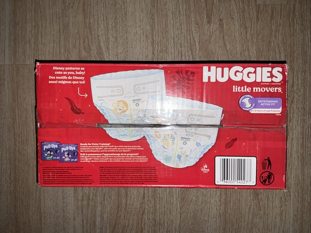 Huggies Little Movers Size 4 104 Count