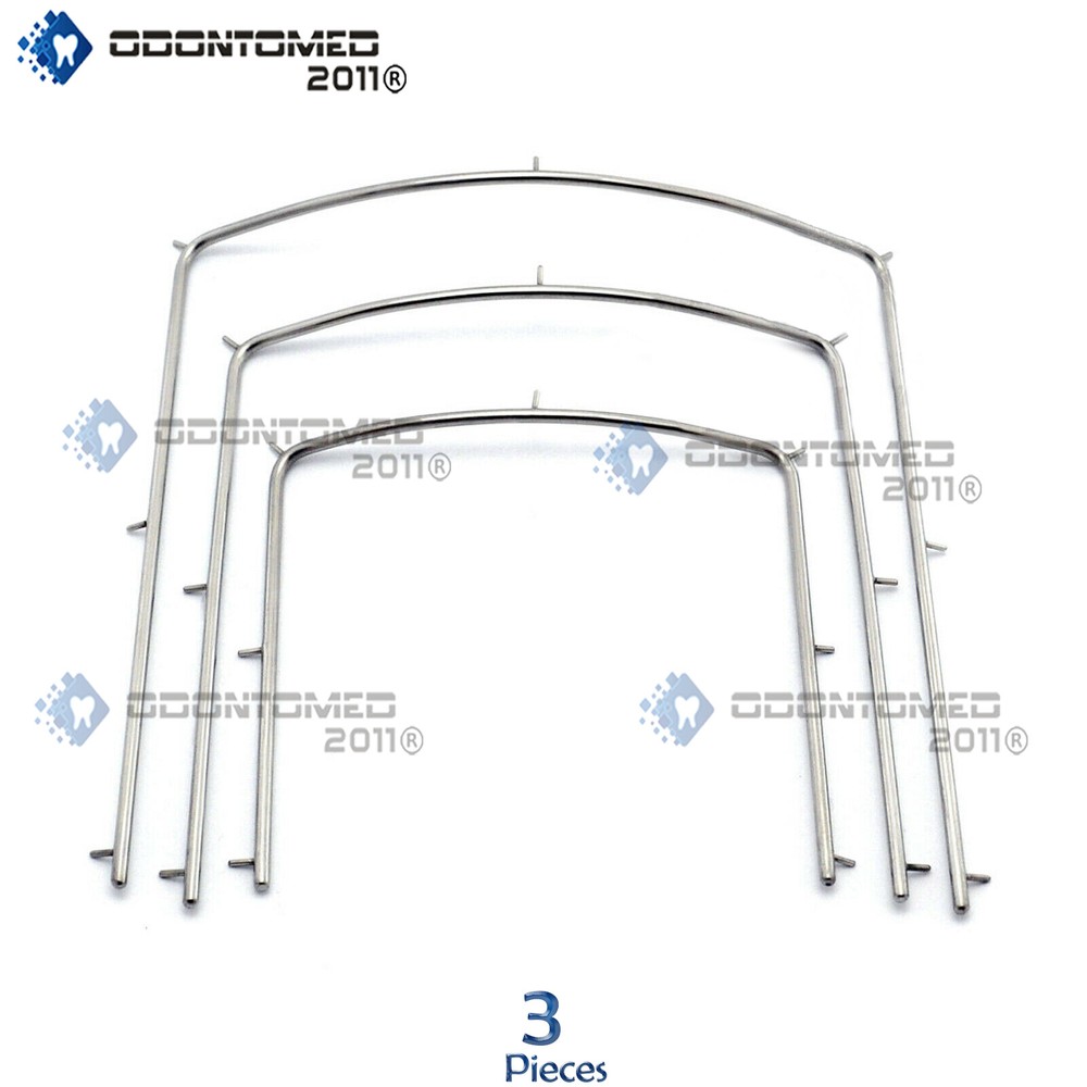 ODM Rubber Dam Punch Frames (Small - Medium - Large) Orthodontic Instruments