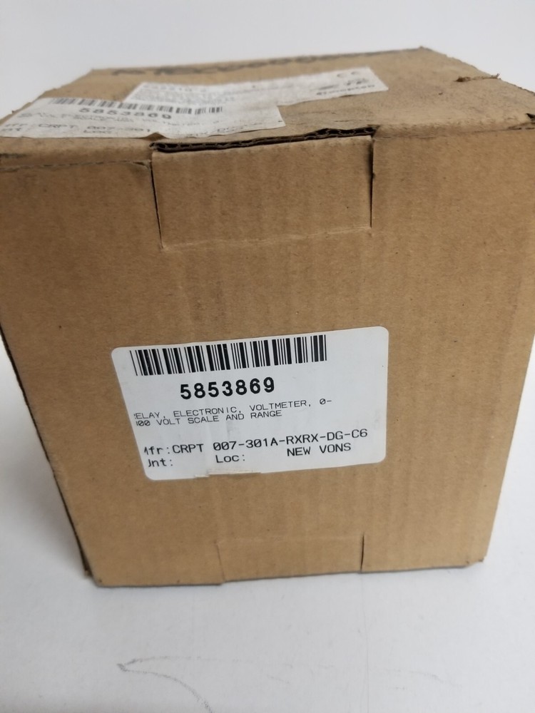 Crompton ETE 301A 0-100 Volt Meter Relay electronic