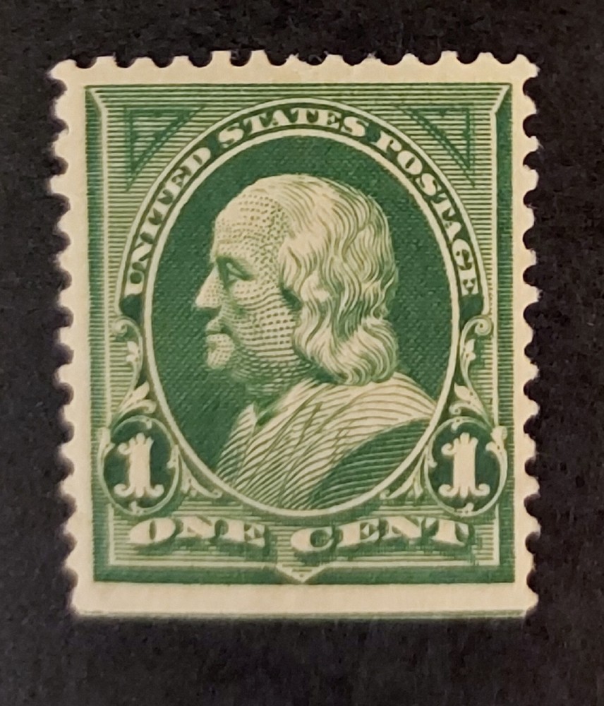 US Stamp # 279 Ben Franklin (Single) OG H  1898