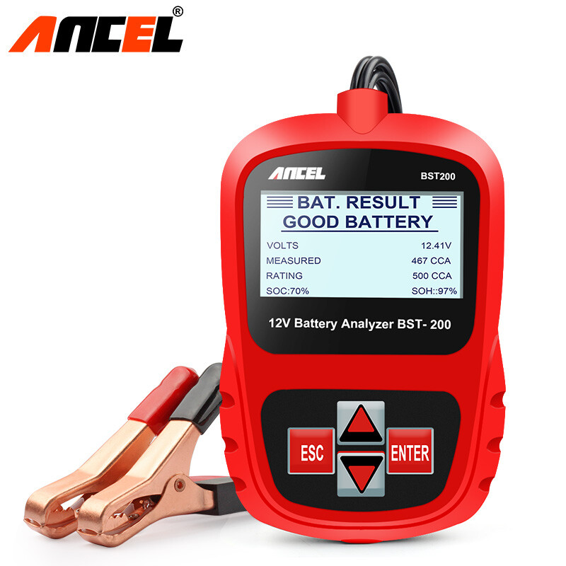 ANCEL BST200 Car Battery Load Tester Digital Charging System Analyzer 1100CCA