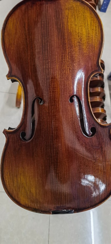 Stradivarius Nice Pattern Handmade Violin 4/4 with Free Case