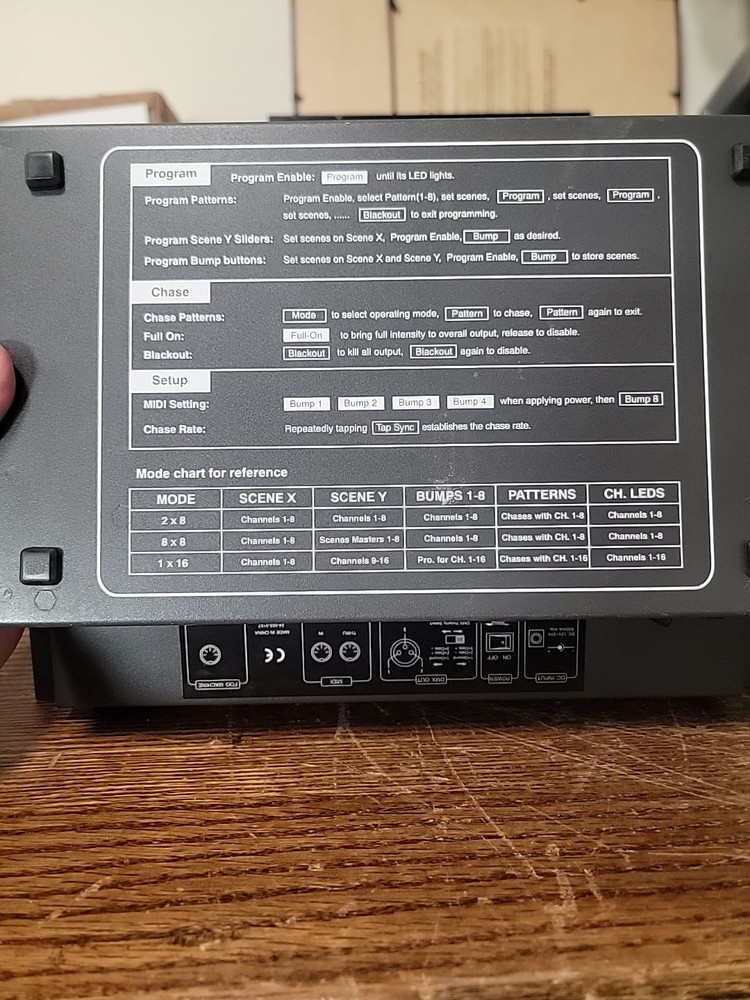 American DJ Stage Setter 8- 8 Channel Dimmer Console