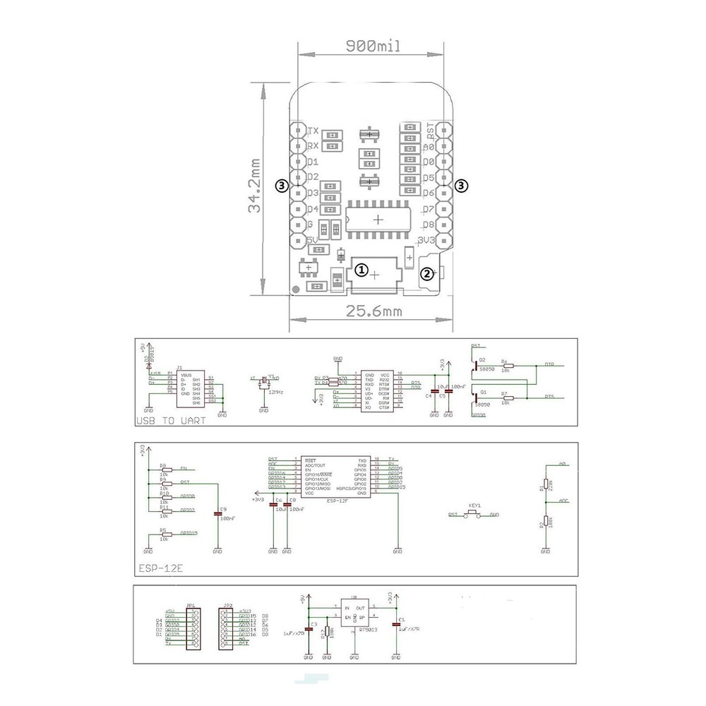 5 Sets 433M Transmitter Receiver Kit High Frequency RF Transceiver Module for...