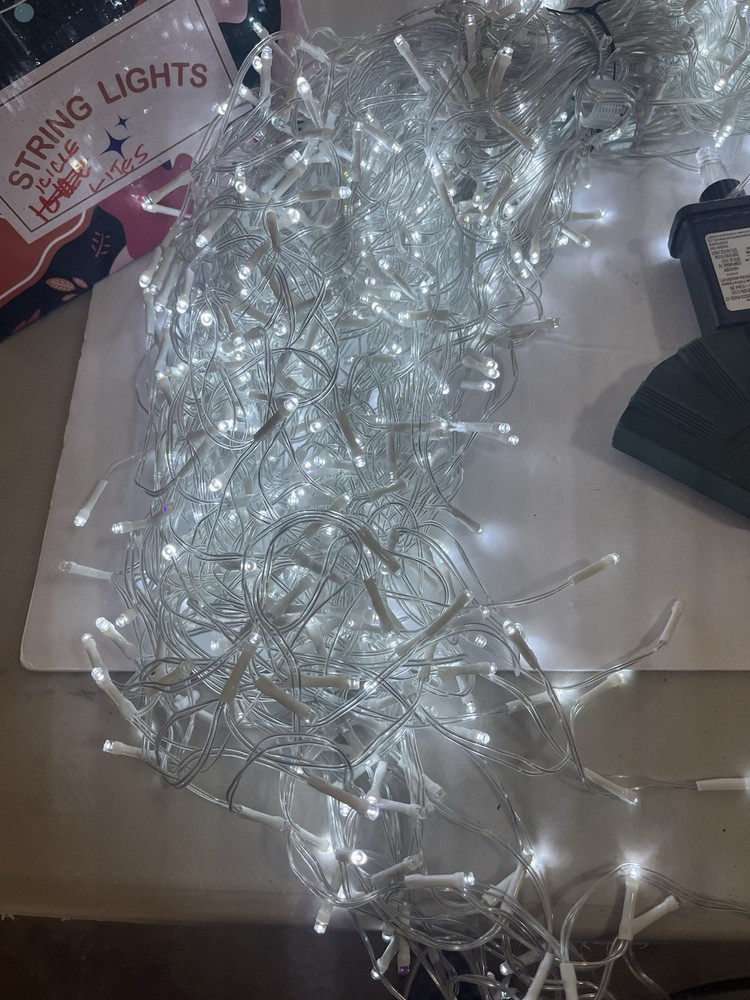Icicle String Lights Clear