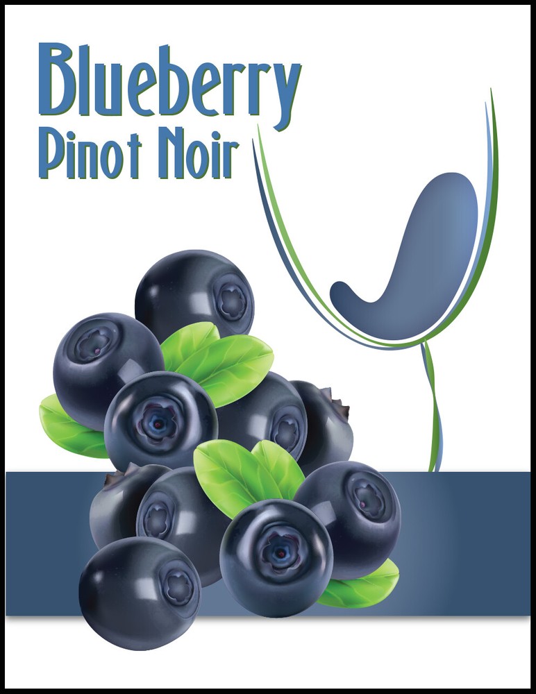 Island Mist Blueberry Pinot Noir Wine Labels - 30