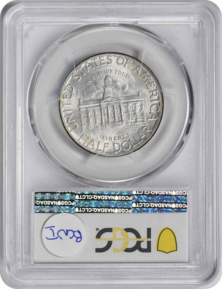 Iowa Commemorative Silver Half Dollar 1946 MS67 PCGS