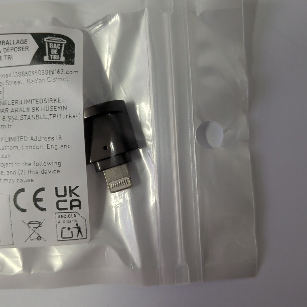 Micro SD Memory Card Adapter Reader For Iphone Ipad, Lightning To Micro SD