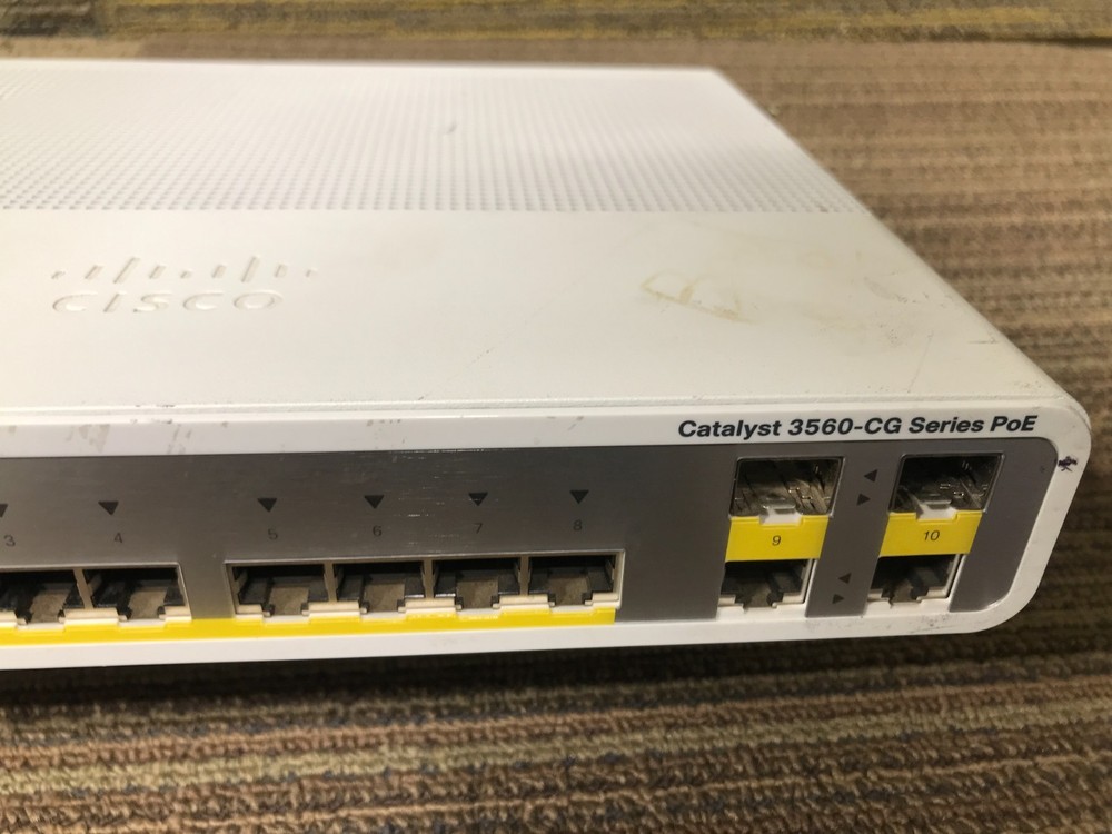 Cisco Catalyst 3560 Compact Network Switch (WS-C3560CG-8PC-S)