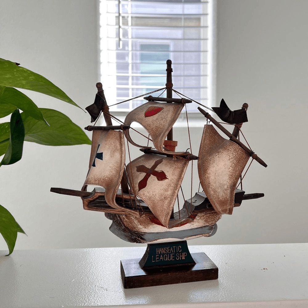Hanseatic League Ship Home Shelf Decor