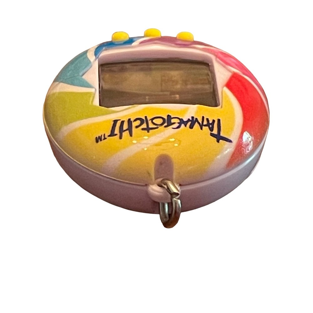 2017 Tamagotchi Rainbow Candy Swirl Tested Working