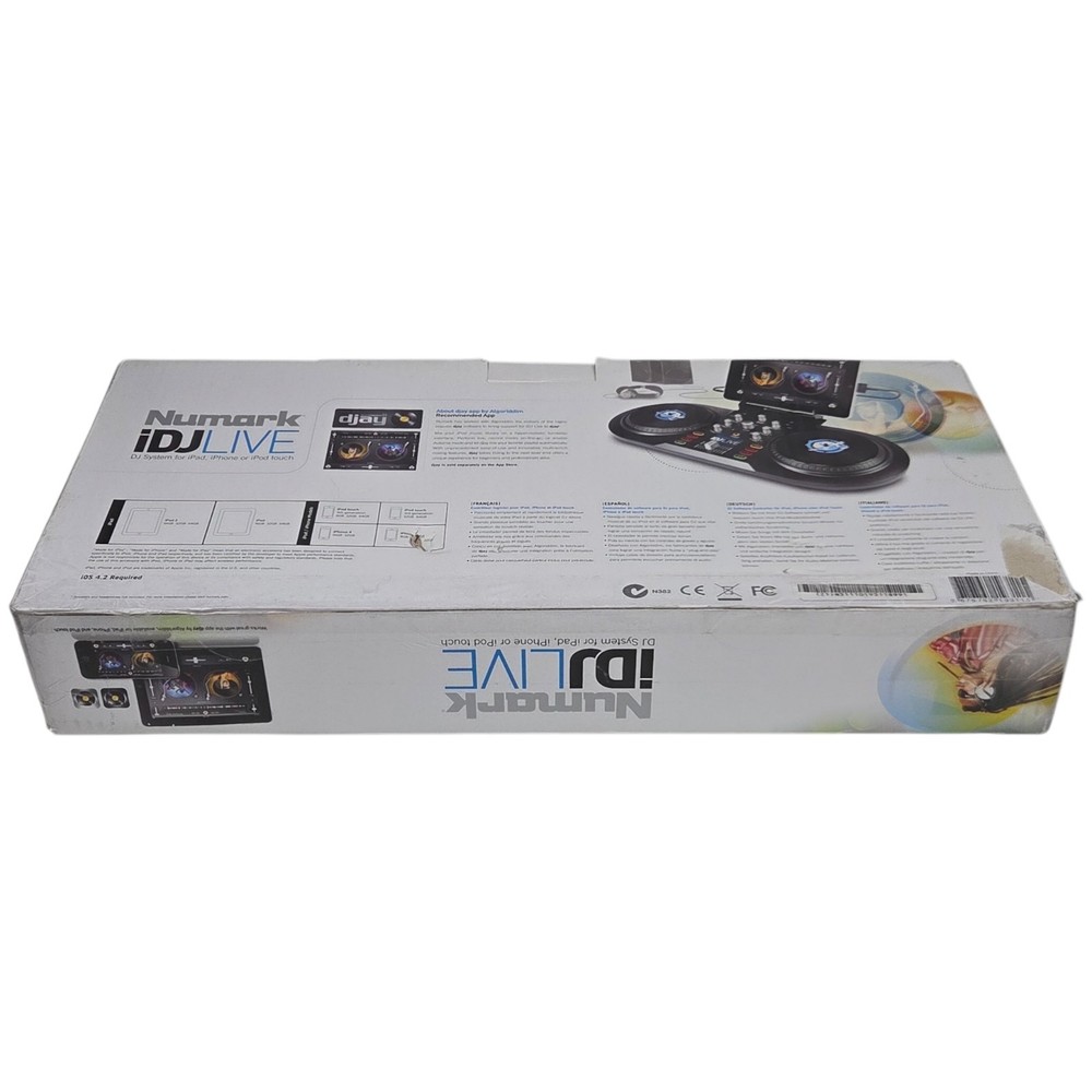 Numark iDJ Live DJ System for iPad, iPhone or iPod touch Original Box READ*