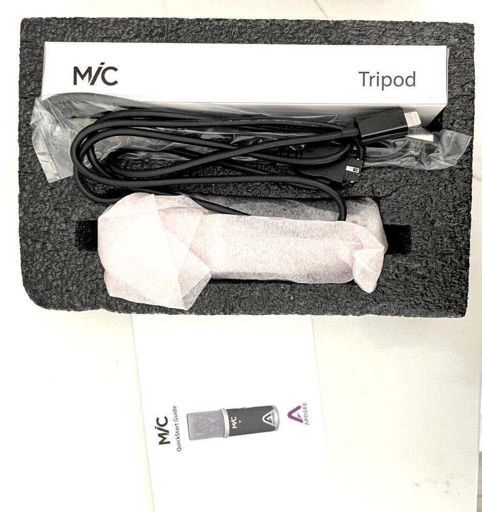 MIC APOGEE STUDIO QUALITY DIGITAL MICROPHONE for IPAD, IPHONE & MAC