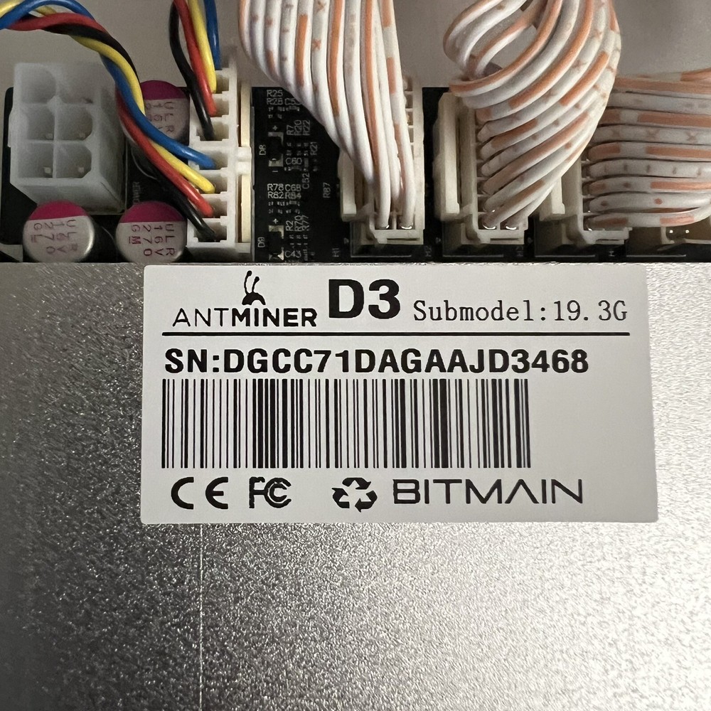 Bitmain Antminer D3 19.3Gh Mining Algorithm