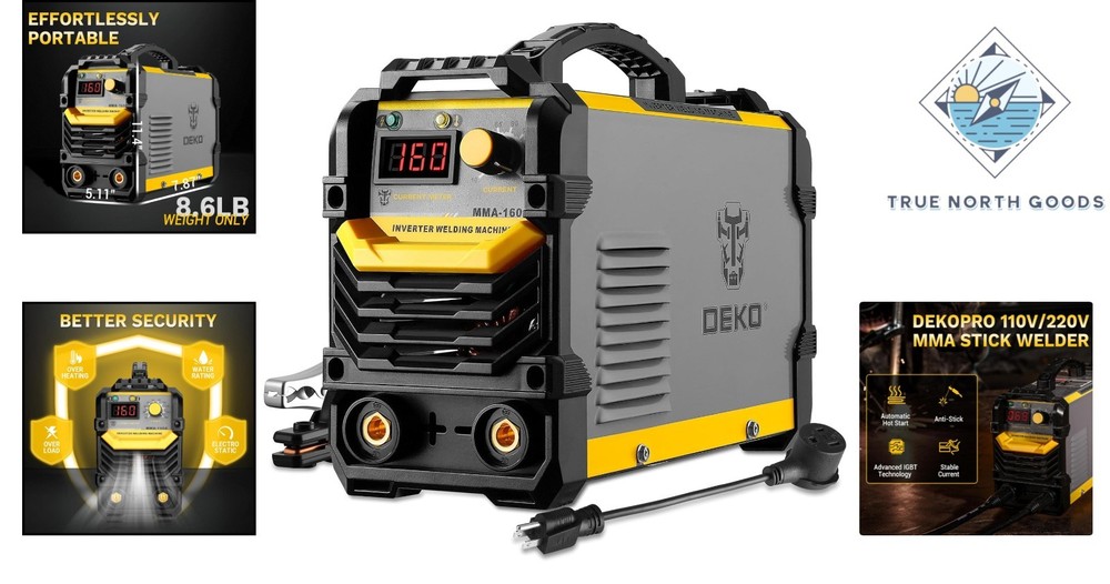 Powerful 160A ARC Welding Machine with Advanced IGBT Technology and Compact Size