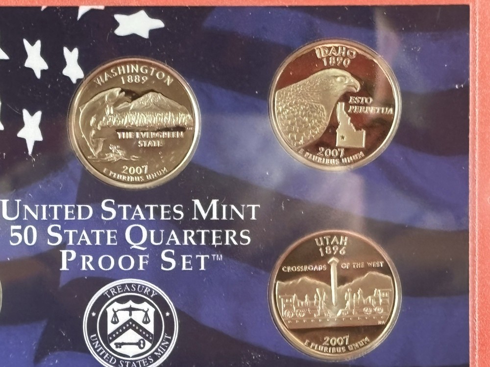 2007 U.S. Mint 50 State Quarters Proof Set