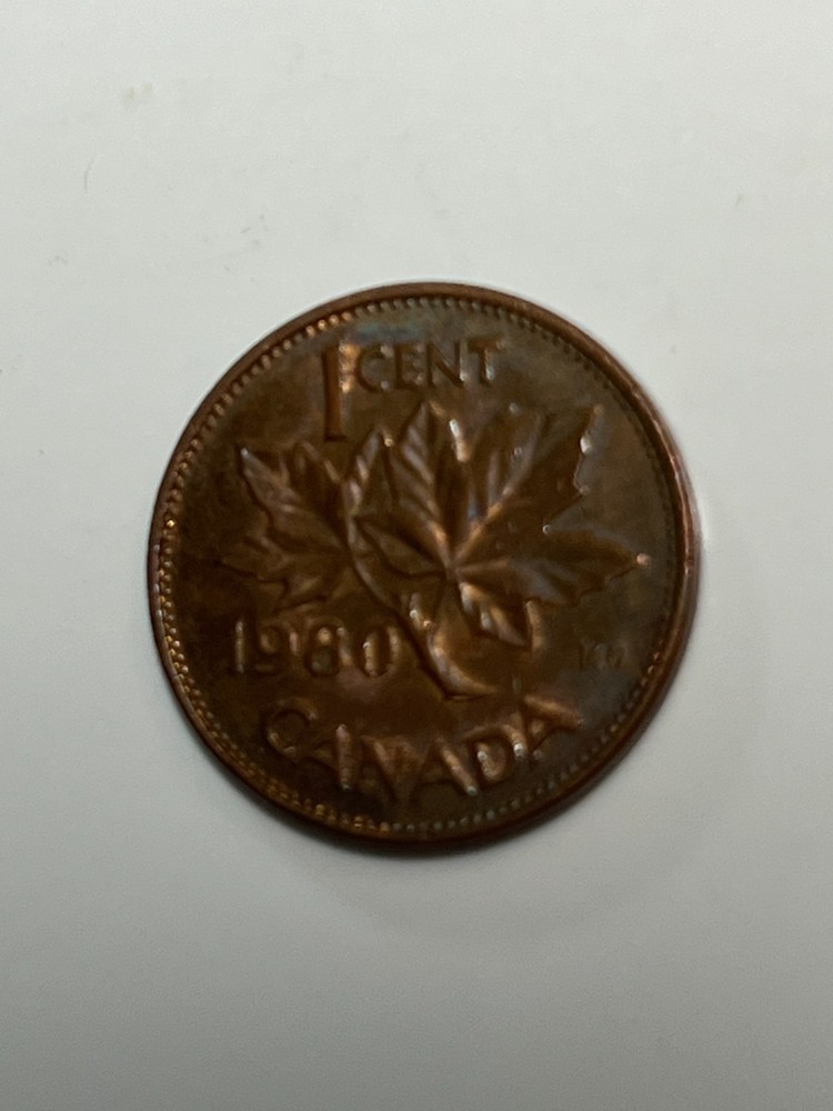 1980 Canada Small Cent Elizabeth II