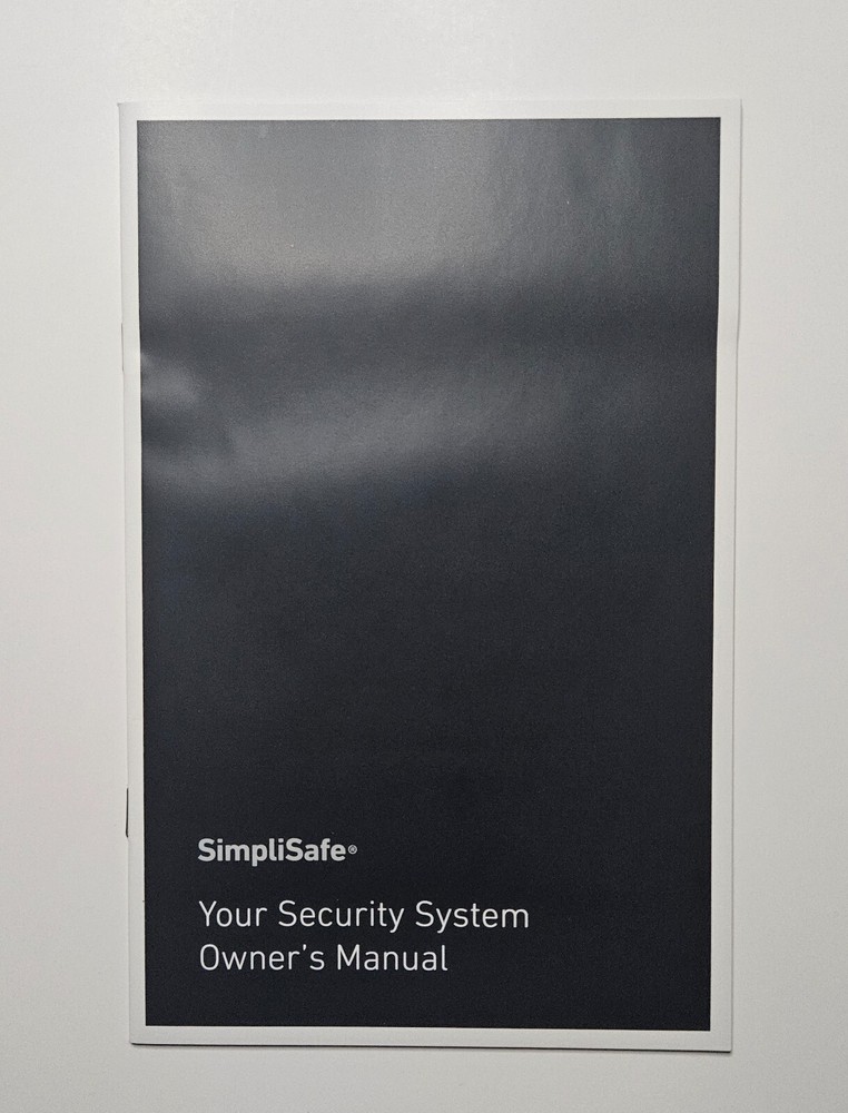 Simplisafe Setup Guide Manual Only