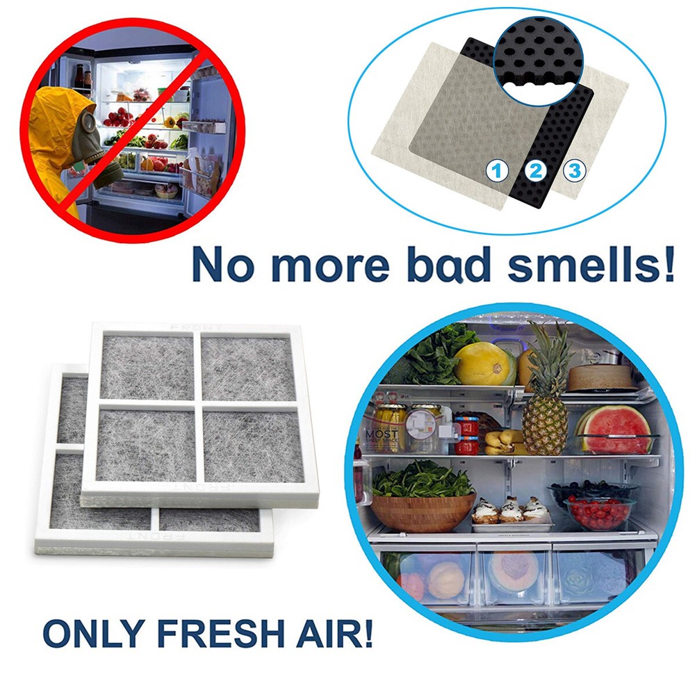 4 Pack For LG LT120F ADQ73214404 Fresh Air Replacement Refrigerator Air Filter