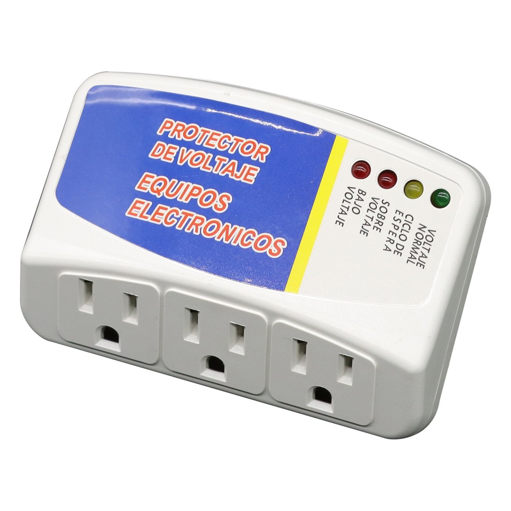 Protector de Voltaje 120v con perilla ajustable Para Dispositivos brownout