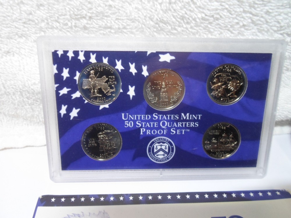 2000 and 2007 Mint Proof State Quarter Sets