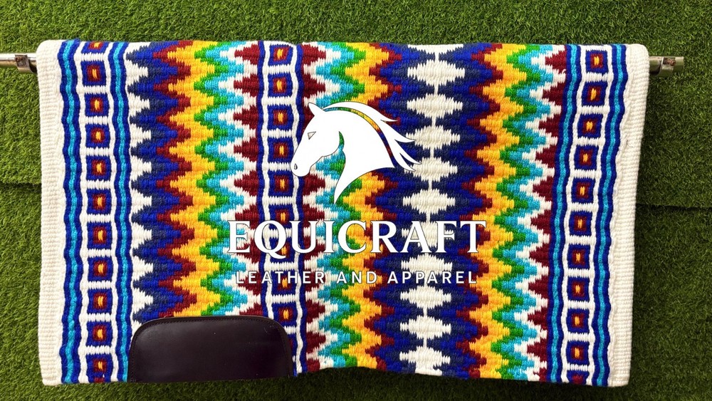 Western Show Saddle Blanket | Handwoven 100% NZ Wool Pad All Sizes