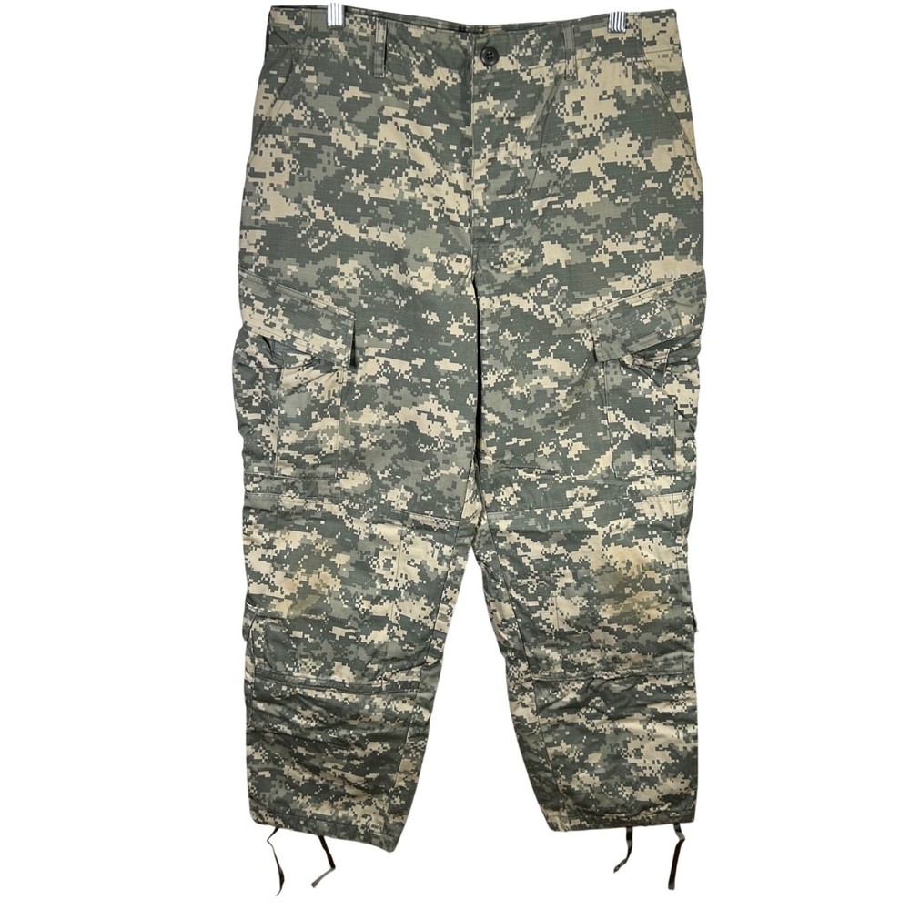 Army Combat Uniform ACU Digital Camo Cargo Pants Mens Medium Regular