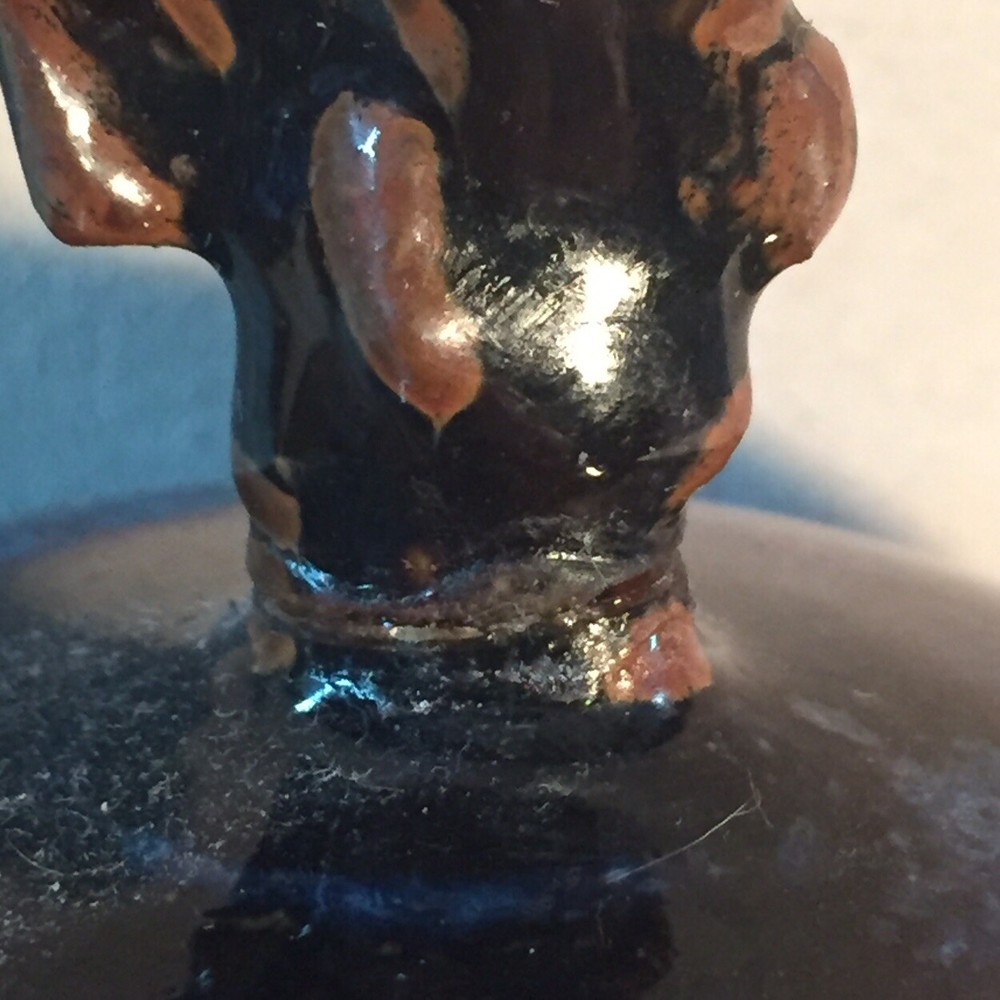 Vintage Art Studio Pottery Stoneware Teapot 8”